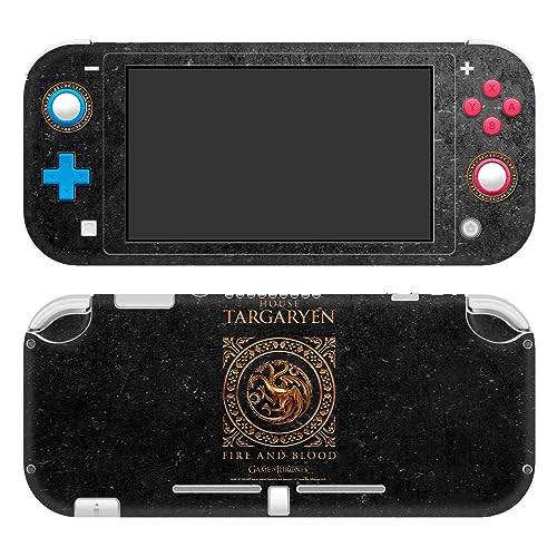 Head Case Designs Offizielle HBO Game of Thrones Haus Targaryen Siegel Und Grafiken Vinyl Haut Gaming Aufkleber Abziehbild Abdeckung kompatibel mit Nintendo Switch Lite Head Case Designs Offizielle HBO Game of Thrones Haus Targaryen Siegel Und Grafiken Vinyl Haut Gaming Aufkleber Abziehbild Abdeckung kompatibel mit Nintendo Switch Lite von Head Case Designs