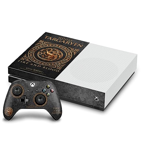 Head Case Designs Offizielle HBO Game of Thrones Haus Targaryen Siegel Und Grafiken Vinyl Haut Gaming Aufkleber Abziehbild Abdeckung kompatibel mit Xbox One S Console and Controller Bundle Head Case Designs Offizielle HBO Game of Thrones Haus Targaryen Siegel Und Grafiken Vinyl Haut Gaming Aufkleber Abziehbild Abdeckung kompatibel mit Xbox One S Console and Controller Bundle von Head Case Designs