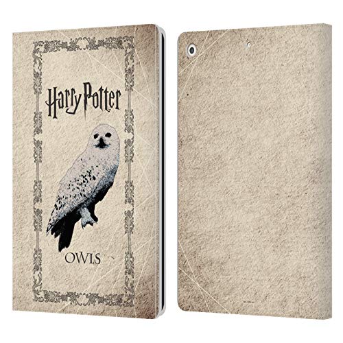 Head Case Designs Offizielle Harry Potter Hedwig Eule Prisoner of Azkaban III Leder Brieftaschen Handyhülle Hülle Huelle kompatibel mit Apple iPad 10.2 2019/2020/2021 von Head Case Designs