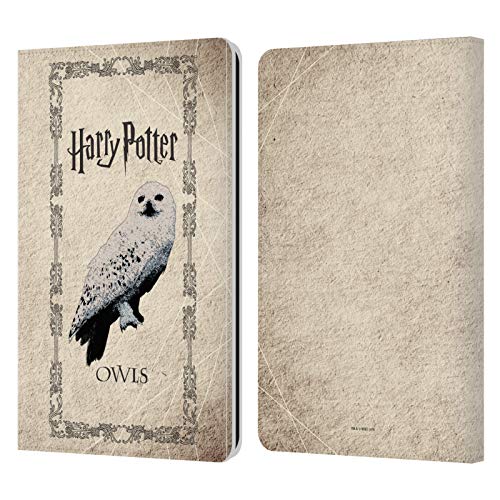 Head Case Designs Offizielle Harry Potter Hedwig Eule Prisoner of Azkaban III Leder Brieftaschen Handyhülle Hülle Huelle kompatibel mit Kindle Paperwhite 1/2 / 3 von Head Case Designs