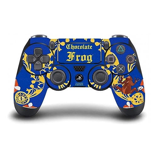 Head Case Designs Offizielle Harry Potter Schokoladenfrosch Grafiken Vinyl Haut Gaming Aufkleber Abziehbild Abdeckung kompatibel mit Sony Playstation 4 PS4 DualShock 4 Controller Head Case Designs Offizielle Harry Potter Schokoladenfrosch Grafiken Vinyl Haut Gaming Aufkleber Abziehbild Abdeckung kompatibel mit Sony Playstation 4 PS4 DualShock 4 Controller von Head Case Designs