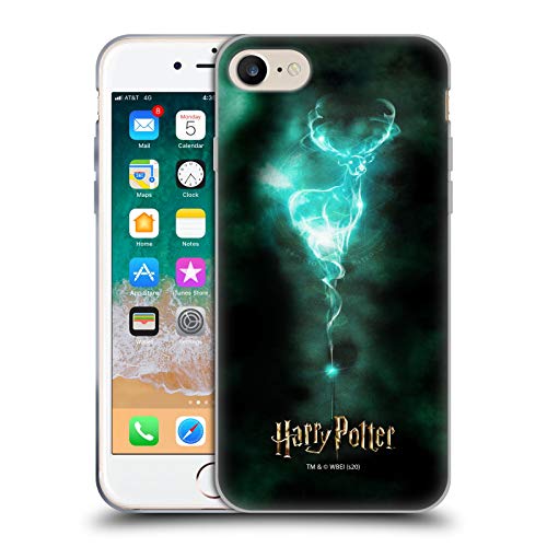 Head Case Designs Offizielle Harry Potter Stag Expecto Patronum Deathly Hallows XXXV Soft Gel Handyhülle Hülle kompatibel mit Apple iPhone 7/8 / SE 2020 & 2022 von Head Case Designs