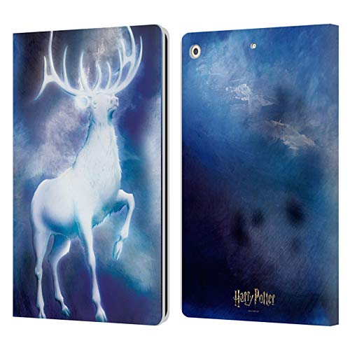 Head Case Designs Offizielle Harry Potter Stag Patronus Prisoner of Azkaban II Leder Brieftaschen Handyhülle Hülle Huelle kompatibel mit Apple iPad 10.2 2019/2020/2021 von Head Case Designs