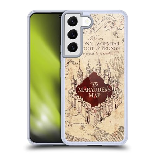 Head Case Designs Offizielle Harry Potter The Marauder's Map Prisoner of Azkaban II Soft Gel Handyhülle Hülle kompatibel mit Samsung Galaxy S22 5G von Head Case Designs