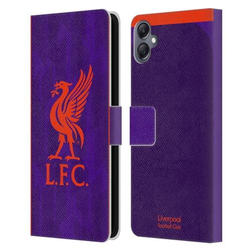 Head Case Designs Offizielle Liverpool Football Club Away 2018/19 Kit Leder Brieftaschen Handyhülle Hülle Huelle kompatibel mit Samsung Galaxy A05 von Head Case Designs