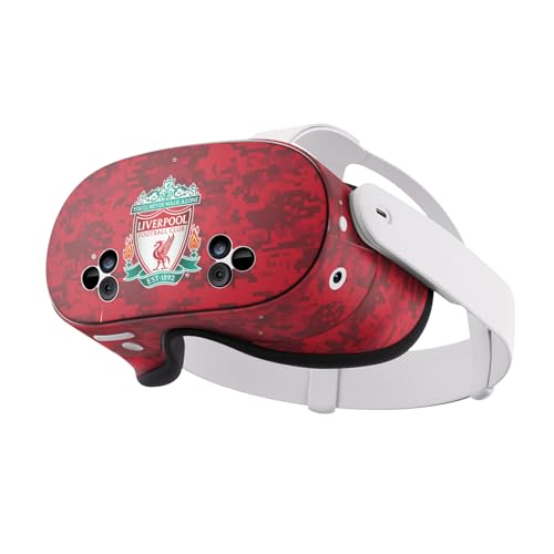 Head Case Designs Offizielle Liverpool Football Club Rotes Wappen Camouflage Kunst Vinyl Haut Aufkleber Abziehbild Abdeckung kompatibel mit Meta Quest 3S Head Case Designs Offizielle Liverpool Football Club Rotes Wappen Camouflage Kunst Vinyl Haut Aufkleber Abziehbild Abdeckung kompatibel mit Meta Quest 3S von Head Case Designs