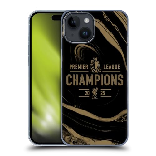 Head Case Designs Offizielle Liverpool Football Club Schwarzer Marmor Premier League Meister 2025 Harte Rueckseiten Handyhülle kompatibel mit Apple iPhone 15 Head Case Designs Offizielle Liverpool Football Club Schwarzer Marmor Premier League Meister 2025 Harte Rueckseiten Handyhülle kompatibel mit Apple iPhone 15 von Head Case Designs