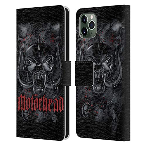 Head Case Designs Offizielle Motorhead Deathstorm Grafiken Leder Brieftaschen Handyhülle Hülle Huelle kompatibel mit Apple iPhone 11 Pro Max Head Case Designs Offizielle Motorhead Deathstorm Grafiken Leder Brieftaschen Handyhülle Hülle Huelle kompatibel mit Apple iPhone 11 Pro Max von Head Case Designs