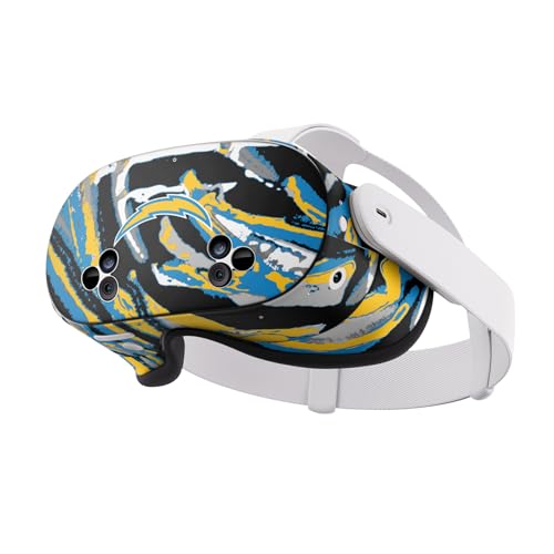 Head Case Designs Offizielle NFL Abstrakte Pinselstriche Los Angeles Chargers Vinyl Haut Aufkleber Abziehbild Abdeckung kompatibel mit Meta Quest 3S Head Case Designs Offizielle NFL Abstrakte Pinselstriche Los Angeles Chargers Vinyl Haut Aufkleber Abziehbild Abdeckung kompatibel mit Meta Quest 3S von Head Case Designs