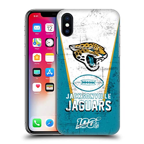 Head Case Designs Offizielle NFL Banner Jacksonville Jaguars Logo Art Harte Rueckseiten Handyhülle Hülle Huelle kompatibel mit Apple iPhone X/iPhone XS von Head Case Designs