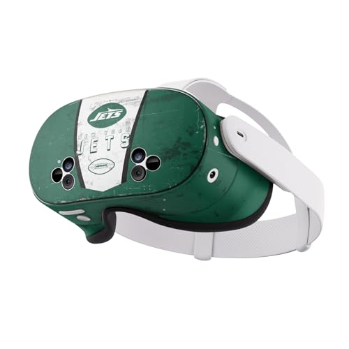 Head Case Designs Offizielle NFL Banner New York Jets Vinyl Haut Aufkleber Abziehbild Abdeckung kompatibel mit Meta Quest 3S Head Case Designs Offizielle NFL Banner New York Jets Vinyl Haut Aufkleber Abziehbild Abdeckung kompatibel mit Meta Quest 3S von Head Case Designs