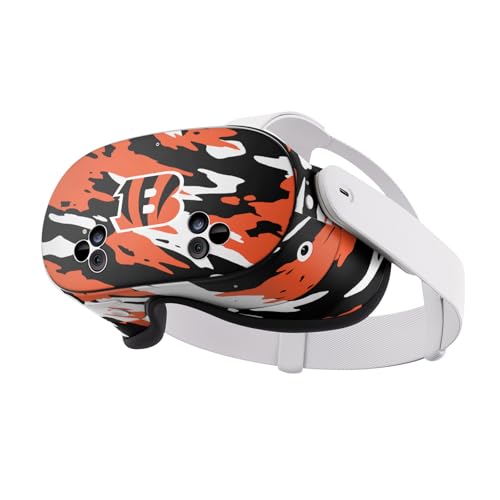 Head Case Designs Offizielle NFL Camou Cincinnati Bengals Vinyl Haut Aufkleber Abziehbild Abdeckung kompatibel mit Meta Quest 3S Head Case Designs Offizielle NFL Camou Cincinnati Bengals Vinyl Haut Aufkleber Abziehbild Abdeckung kompatibel mit Meta Quest 3S von Head Case Designs