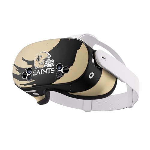 Head Case Designs Offizielle NFL Fegen New Orleans Saints Vinyl Haut Aufkleber Abdeckung kompatibel mit Meta Quest 3S Head Case Designs Offizielle NFL Fegen New Orleans Saints Vinyl Haut Aufkleber Abdeckung kompatibel mit Meta Quest 3S von Head Case Designs