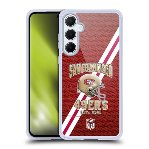 Head Case Designs Offizielle NFL Football Streifen San Francisco 49ers Logo Art Soft Gel Handyhülle Hülle kompatibel mit Samsung Galaxy A55 5G Head Case Designs Offizielle NFL Football Streifen San Francisco 49ers Logo Art Soft Gel Handyhülle Hülle kompatibel mit Samsung Galaxy A55 5G von Head Case Designs