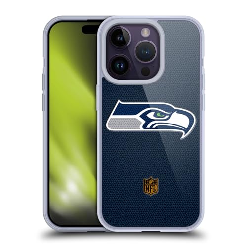 Head Case Designs Offizielle NFL Fussball Seattle Seahawks Logo Soft Gel Handyhülle Hülle kompatibel mit Apple iPhone 14 Pro von Head Case Designs