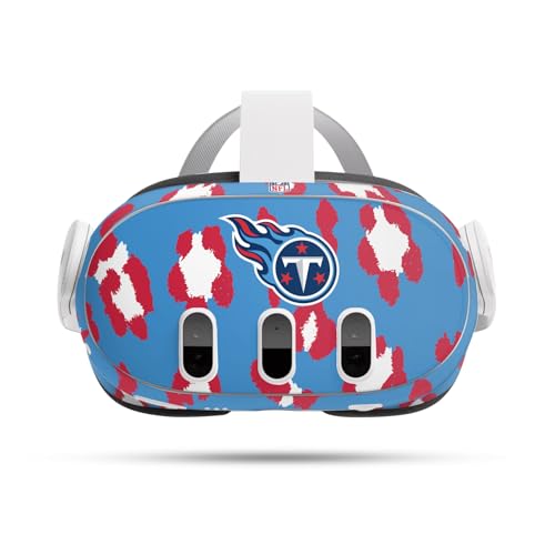 Head Case Designs Offizielle NFL Leopard Tennessee Titans Vinyl Haut Aufkleber Abziehbild Abdeckung kompatibel mit Meta Quest 3 Head Case Designs Offizielle NFL Leopard Tennessee Titans Vinyl Haut Aufkleber Abziehbild Abdeckung kompatibel mit Meta Quest 3 von Head Case Designs