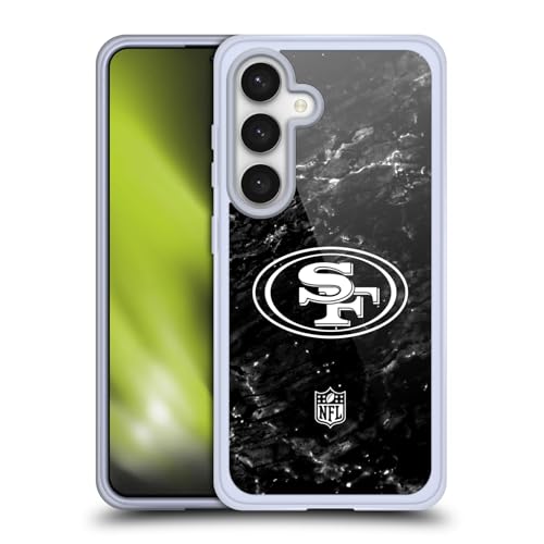 Head Case Designs Offizielle NFL Marmor San Francisco 49ers Artwork Gel Handyhülle Hülle [Militärischer Schutzgrad] Kompatibel mit Samsung Galaxy S24 5G von Head Case Designs