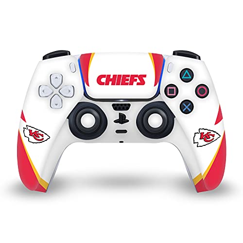 Head Case Designs Offizielle NFL Seitendetails Kansas City Chiefs Vinyl Frontplatte Haut Gaming Aufkleber Abziehbild Abdeckung kompatibel mit Sony Playstation 5 PS5 DualSense Controller Head Case Designs Offizielle NFL Seitendetails Kansas City Chiefs Vinyl Frontplatte Haut Gaming Aufkleber Abziehbild Abdeckung kompatibel mit Sony Playstation 5 PS5 DualSense Controller von Head Case Designs
