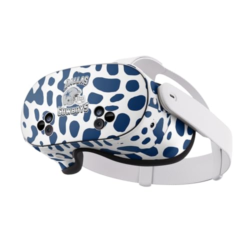 Head Case Designs Offizielle NFL Tierdruck Dallas Cowboys Vinyl Haut Aufkleber Abziehbild Abdeckung kompatibel mit Meta Quest 3S Head Case Designs Offizielle NFL Tierdruck Dallas Cowboys Vinyl Haut Aufkleber Abziehbild Abdeckung kompatibel mit Meta Quest 3S von Head Case Designs