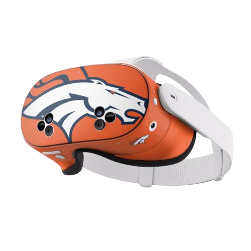Head Case Designs Offizielle NFL Übergroß Denver Broncos Vinyl Haut Aufkleber Abziehbild Abdeckung kompatibel mit Meta Quest 3S Head Case Designs Offizielle NFL Übergroß Denver Broncos Vinyl Haut Aufkleber Abziehbild Abdeckung kompatibel mit Meta Quest 3S von Head Case Designs