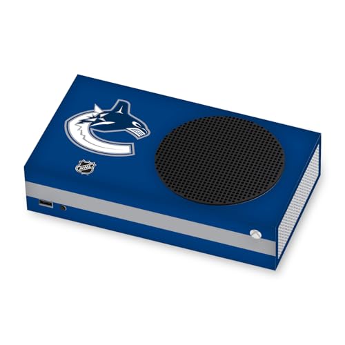 Head Case Designs Offizielle NHL Einfach Vancouver Canucks Vinyl Haut Gaming Aufkleber Abziehbild Abdeckung kompatibel mit Xbox Series S Console von Head Case Designs