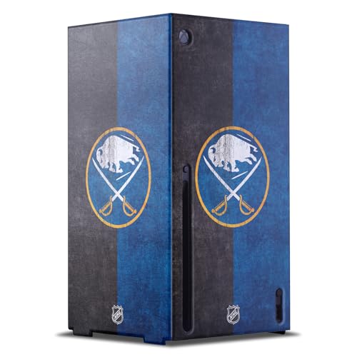 Head Case Designs Offizielle NHL Halb beunruhigt Buffalo Sabres Spielekonsolen Wickeln kompatibel mit Xbox Series X von Head Case Designs