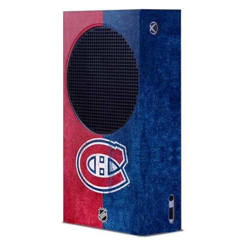 Head Case Designs Offizielle NHL Halb beunruhigt Montreal Canadiens Spielekonsolen Wickeln kompatibel mit Xbox Series S Console von Head Case Designs
