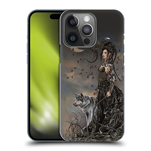 Head Case Designs Offizielle Nene Thomas Gotische Fee Frau Mit Wolf Halbmonde Harte Rueckseiten Handyhülle Hülle Huelle kompatibel mit Apple iPhone 14 Pro von Head Case Designs