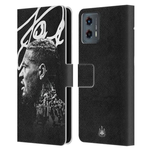 Head Case Designs Offizielle Newcastle United Football Club Joelinton 2024/25 Erstes Team Leder Brieftaschen Handyhülle kompatibel mit Motorola Moto G (2023) von Head Case Designs
