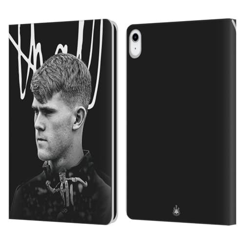 Head Case Designs Offizielle Newcastle United Football Club Lewis Hall 2024/25 Erstes Team Leder Brieftaschen Handyhülle kompatibel mit Apple iPad 10.9 (2022) von Head Case Designs