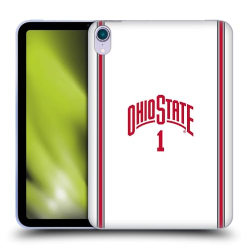 Head Case Designs Offizielle Ohio State University Basketball Auswärts Trikot Soft Gel Handyhülle kompatibel mit Apple iPad Mini (2021/2024) von Head Case Designs