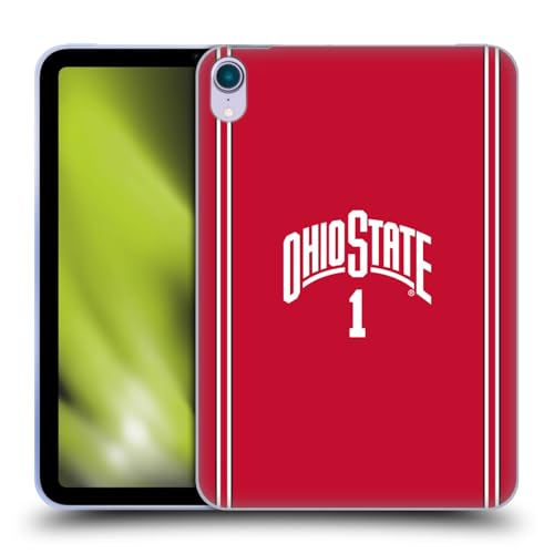 Head Case Designs Offizielle Ohio State University Basketball Heim Trikot Soft Gel Handyhülle kompatibel mit Apple iPad Mini (2021/2024) von Head Case Designs