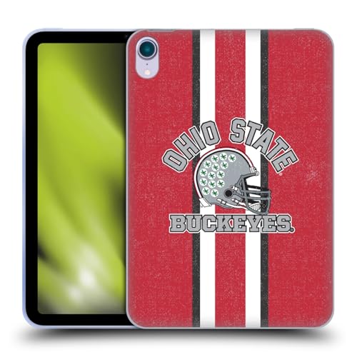 Head Case Designs Offizielle Ohio State University Helm Fußballgrafiken Soft Gel Handyhülle kompatibel mit Apple iPad Mini (2021/2024) von Head Case Designs