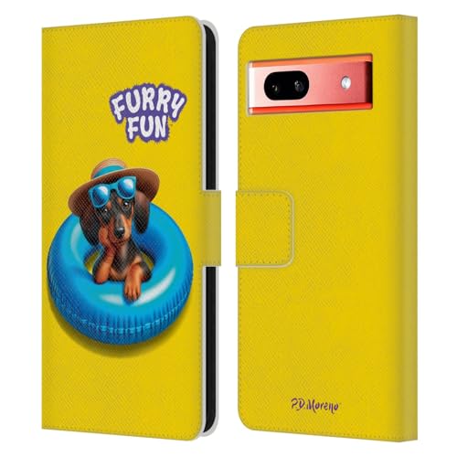 Head Case Designs Offizielle P.D. Moreno Dackel Lustiges Kunstwerk Mit Pelz Leder Brieftaschen Handyhülle Hülle Huelle kompatibel mit Google Pixel 7a Head Case Designs Offizielle P.D. Moreno Dackel Lustiges Kunstwerk Mit Pelz Leder Brieftaschen Handyhülle Hülle Huelle kompatibel mit Google Pixel 7a von Head Case Designs