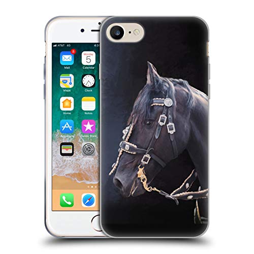 Head Case Designs Offizielle Simone Gatterwe Friesisches Pferd Pegasus Und Einhoerner Soft Gel Handyhülle Hülle kompatibel mit Apple iPhone 7/8 / SE 2020 & 2022 von Head Case Designs