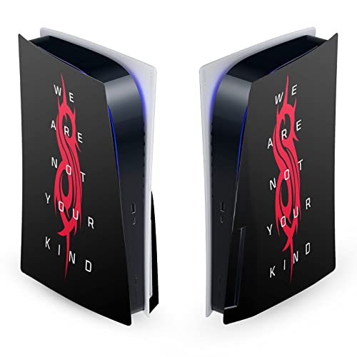 Head Case Designs Offizielle Slipknot Logo We Are Not Your Kind Vinyl Frontplatte Haut Gaming Aufkleber Abziehbild Abdeckung kompatibel mit Sony Playstation 5 PS5 Disc Edition Console Head Case Designs Offizielle Slipknot Logo We Are Not Your Kind Vinyl Frontplatte Haut Gaming Aufkleber Abziehbild Abdeckung kompatibel mit Sony Playstation 5 PS5 Disc Edition Console von Head Case Designs