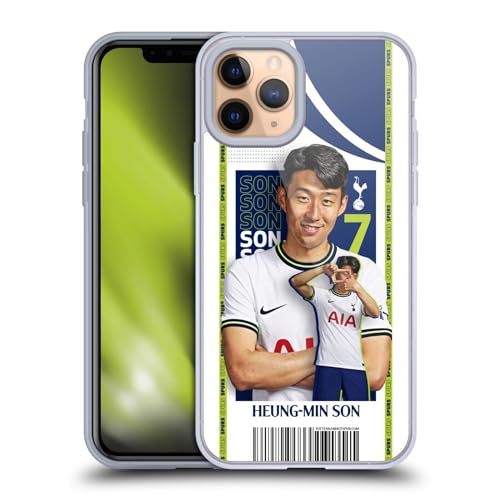 Head Case Designs Offizielle Tottenham Hotspur F.C. Son Heung-Min 2022/23 Erstes Team Soft Gel Handyhülle Hülle kompatibel mit Apple iPhone 11 Pro von Head Case Designs