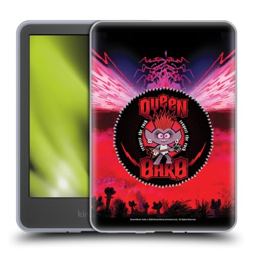 Head Case Designs Offizielle Trolls World Tour Rock Queen Barb 1 Gemischt Soft Gel Handyhülle Hülle kompatibel mit Amazon Kindle 11th Gen 6in 2022 von Head Case Designs