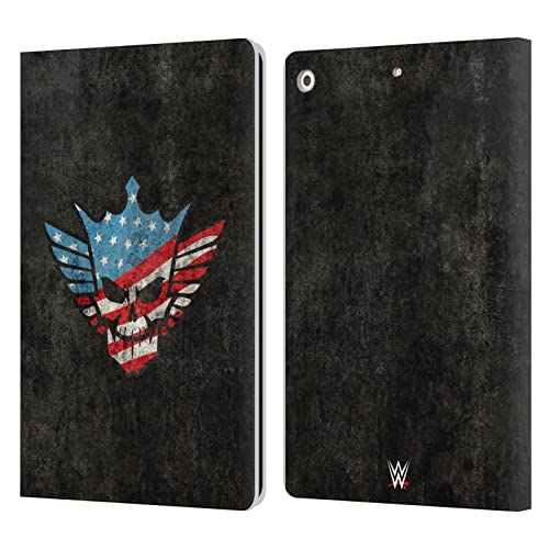 Head Case Designs Offizielle WWE American Nightmare Logo Cody Rhodes Graphics Leder Brieftaschen Handyhülle Hülle Huelle kompatibel mit Apple iPad 10.2 2019/2020/2021 von Head Case Designs