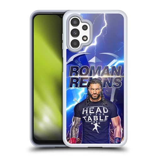 Head Case Designs Offizielle WWE Blitz Roman Reigns Soft Gel Handyhülle Hülle kompatibel mit Samsung Galaxy A13 (2022) von Head Case Designs