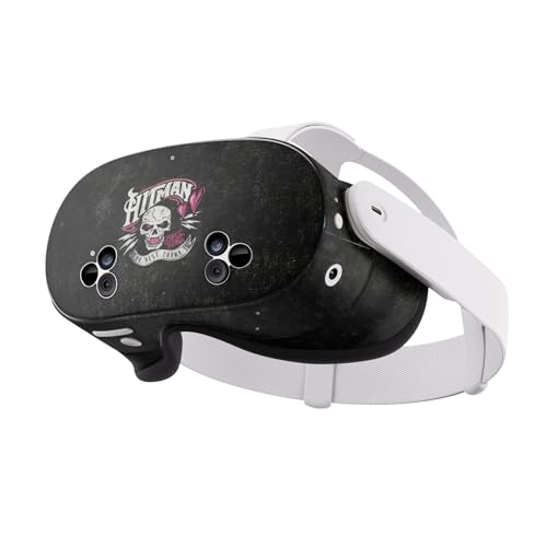 Head Case Designs Offizielle WWE Hitman Logo Bret Hart Vinyl Haut Aufkleber Abziehbild Abdeckung kompatibel mit Meta Quest 3S Head Case Designs Offizielle WWE Hitman Logo Bret Hart Vinyl Haut Aufkleber Abziehbild Abdeckung kompatibel mit Meta Quest 3S von Head Case Designs