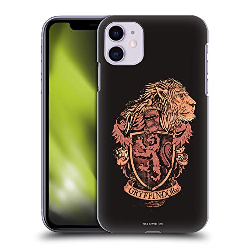 Head Case Designs Offizielle Zugelassen Harry Potter Gryffindor Deathly Hallows XIV Harte Rueckseiten Handyhülle Hülle Huelle kompatibel mit Apple iPhone 11 von Head Case Designs