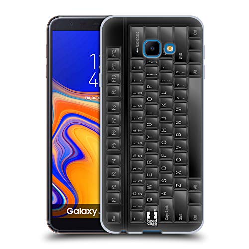 Head Case Designs Pc Keyboard Schlüssel Soft Gel Huelle kompatibel mit Samsung Galaxy J4 Core von Head Case Designs