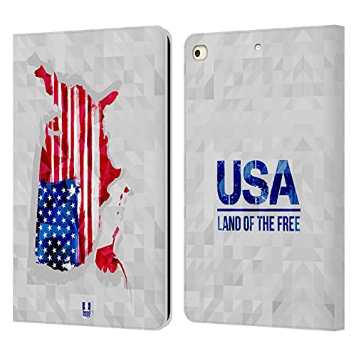 Head Case Designs Vereinigte Staaten Von Amerika Geometrische Karten Leder Brieftaschen Handyhülle Hülle Huelle kompatibel mit Apple iPad 9.7 2017 / iPad 9.7 2018 Head Case Designs Vereinigte Staaten Von Amerika Geometrische Karten Leder Brieftaschen Handyhülle Hülle Huelle kompatibel mit Apple iPad 9.7 2017 / iPad 9.7 2018 von Head Case Designs