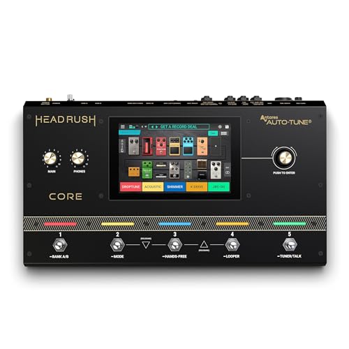 HeadRush Core - Gitarre und Vocal Multi Core Effekt Amp Modelling Prozessor mit Cloning, Looper, Antares Auto-Tune, WLAN, Touchscreen und Bluetooth HeadRush Core - Gitarre und Vocal Multi Core Effekt Amp Modelling Prozessor mit Cloning, Looper, Antares Auto-Tune, WLAN, Touchscreen und Bluetooth von HeadRush