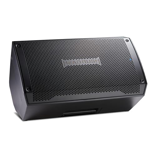 Headrush FRFR108 MKII - 2000W E Gitarre & Bass Amp, 8" Fullrange linearer Frequenzgang Bluetooth-Lautsprecher für Multi-FX & Amp Modeling Prozessoren von HeadRush