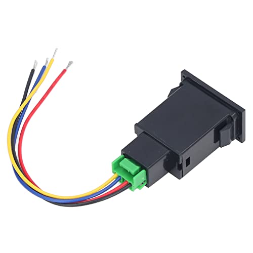 ABS Foglight Switch 12V Nebel -Lichtschalter mit Elektronikschaltkit 5 Pin LED Fog Light Lampe Kabelbaum für CAR IP67 Zur Modifikation Einfache Steuerung Einfach zu Installieren von Headerbs