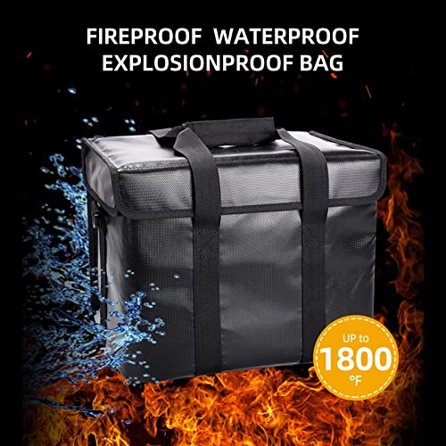 Feuer- und Wasserfeste Batteriespeicherbeutel mit Verstärktem Griff für Camping- und Reiseabenteuer Ideal für Männer und Frauen Feuer- und Wasserfeste Batteriespeicherbeutel mit Verstärktem Griff für Camping- und Reiseabenteuer Ideal für Männer und Frauen von Headerbs