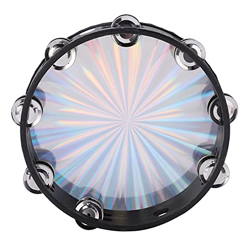 Handgehaltene Drum Doppelreihen von Glocken Farbenfrohes Erscheinungsbild Tragbares Design 10 -Zoll Handgehaltene Drum Doppelreihen von Glocken Farbenfrohes Erscheinungsbild Tragbares Design 10 -Zoll von Headerbs