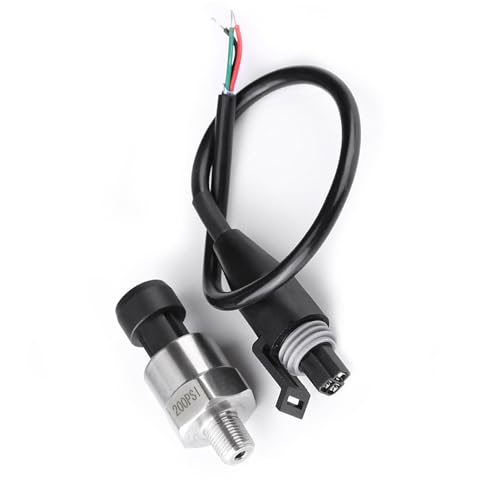 Langlebiger Edelstahldrucksensor für Ölbrennstoff Luftwasser, Präzisionsdruckschauer für die Tanküberwachung, Geeignet -Projekte Geeignet (200psi) von Headerbs